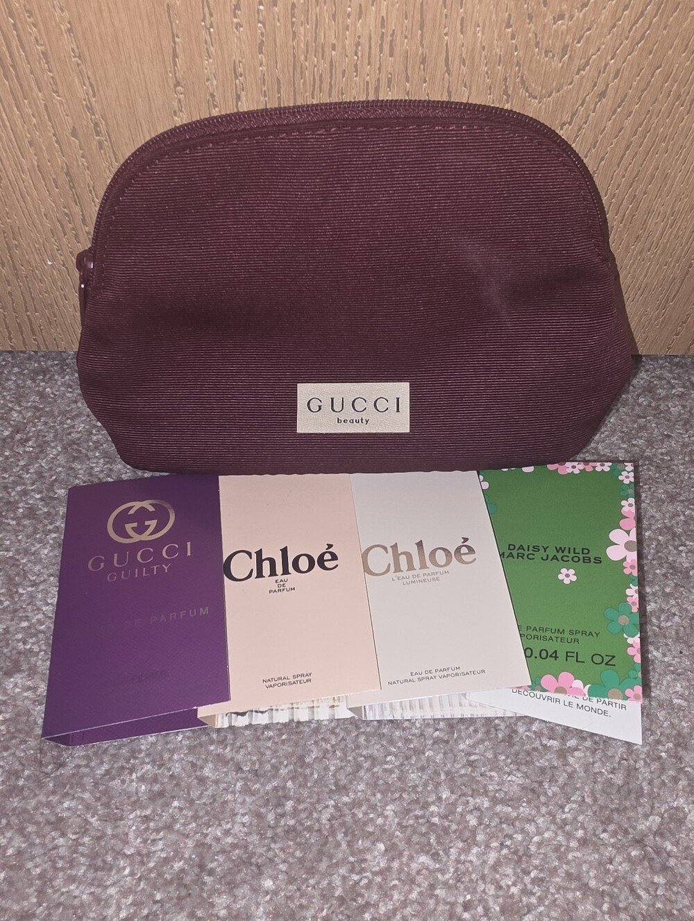 GUCCI GUILTY Chloé DAISY MARC JACOBS Cosmetic Bag